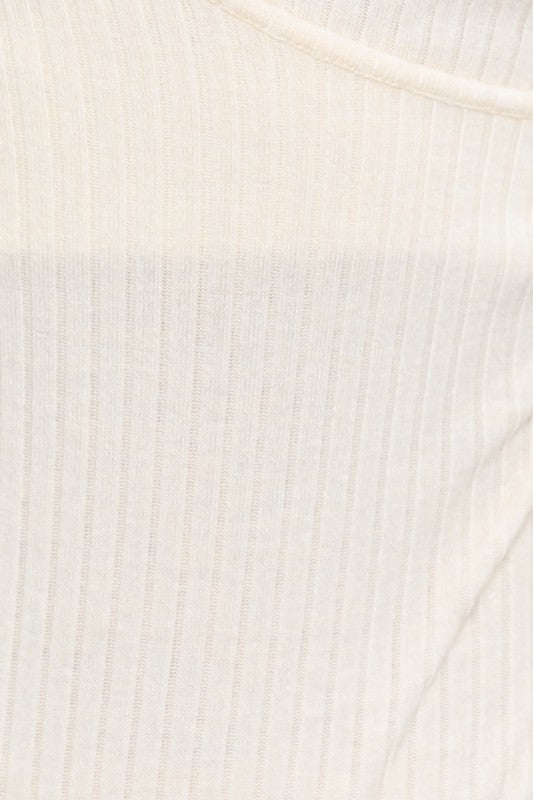 Long Sleeve Surplice Bodysuit