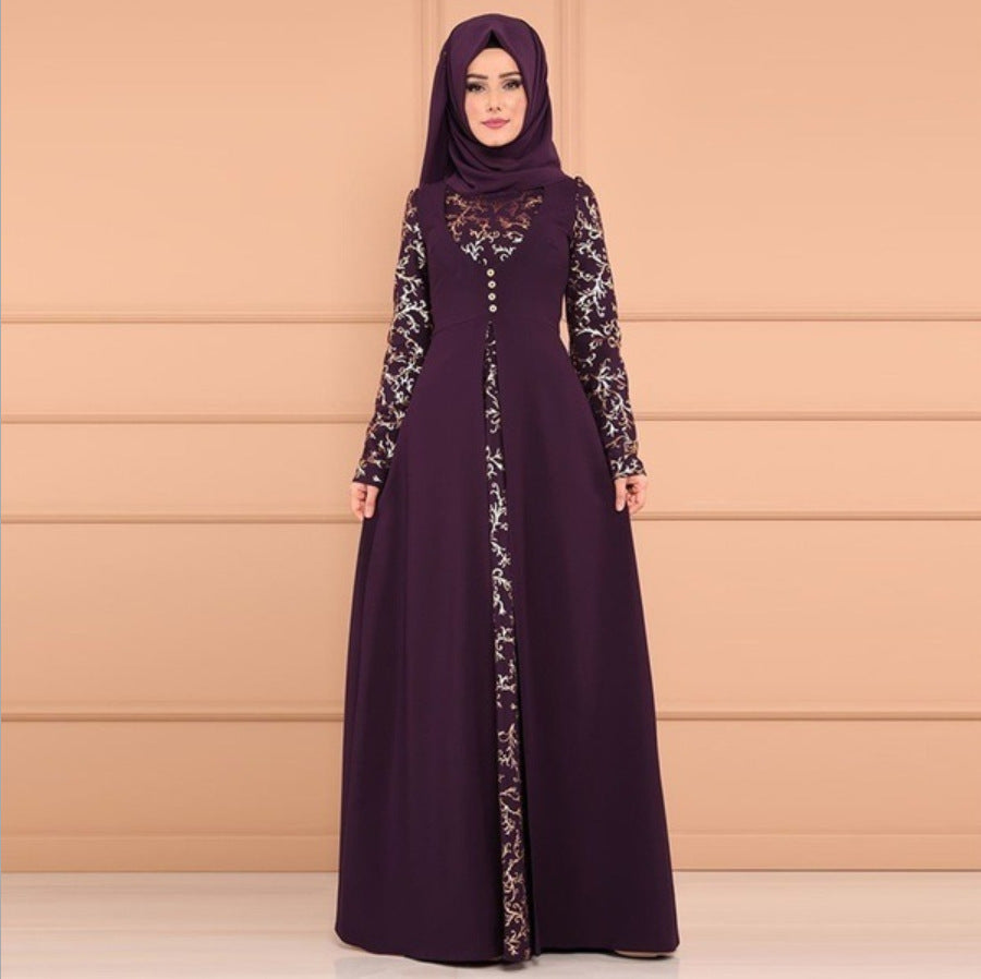 long-sleeved dress