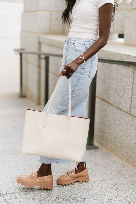CHARLOTTE TOTE CARRY ALL ON PURSE LAPTOP CASE Luvéillé