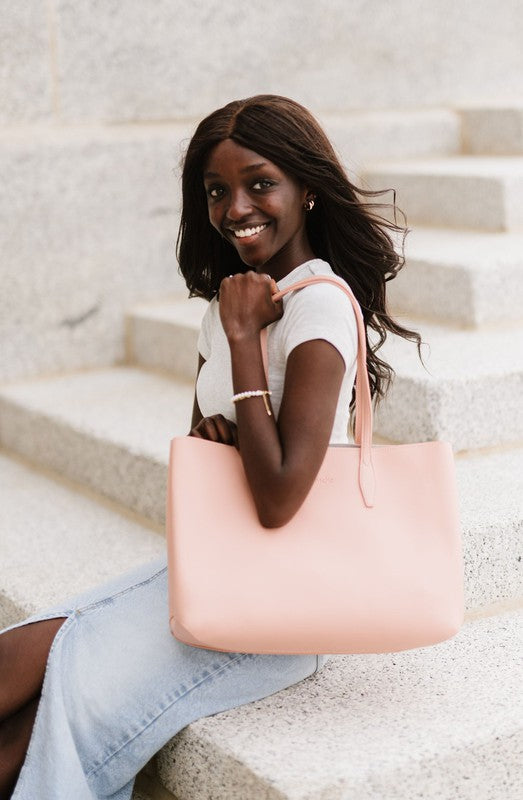 CHARLOTTE TOTE CARRY ALL ON PURSE LAPTOP CASE Luvéillé