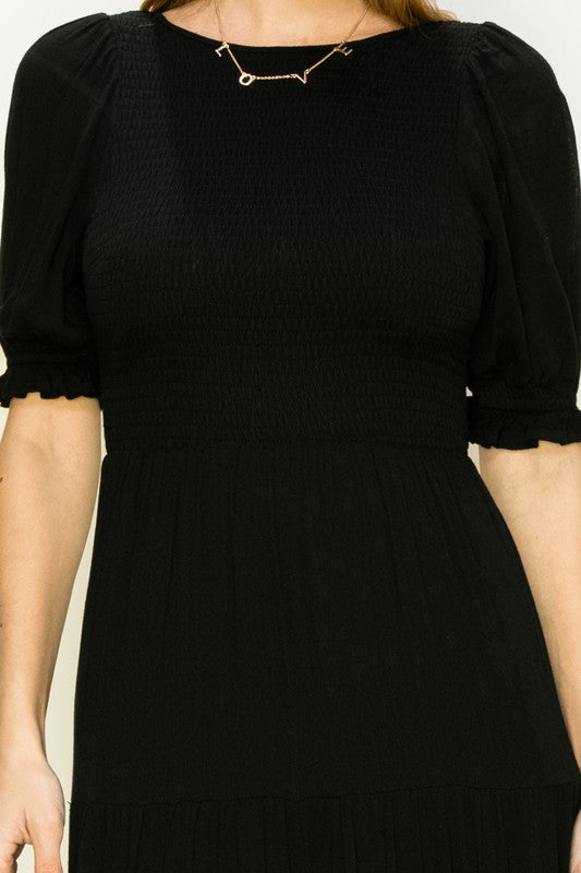 Catch Me a Dream Smocked Maxi Dress Luvéillé