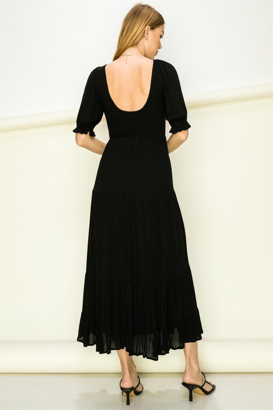 Catch Me a Dream Smocked Maxi Dress Luvéillé