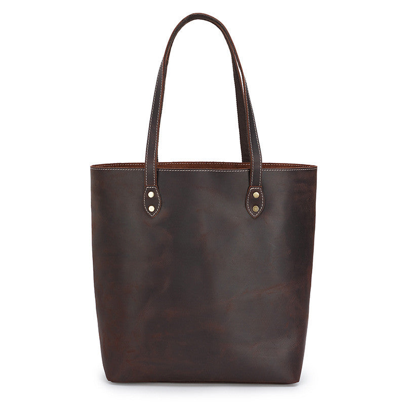 Fashion Tote Simple Vintage Shoulder Bag Luvéillé