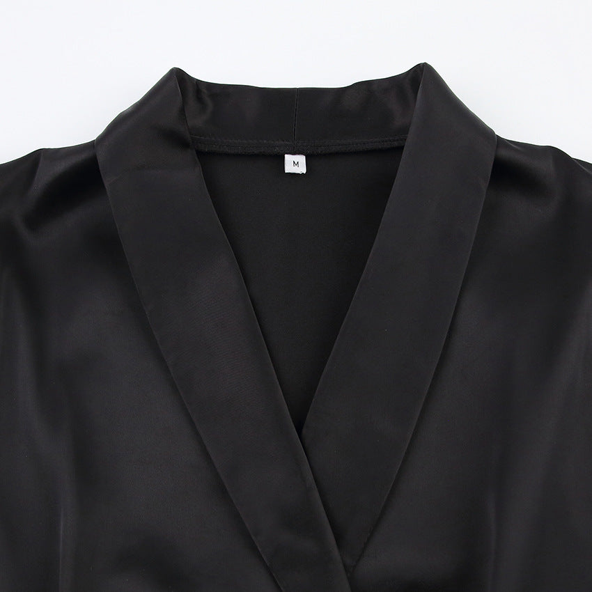 French Style Dress With Lantern Sleeves Luvéillé