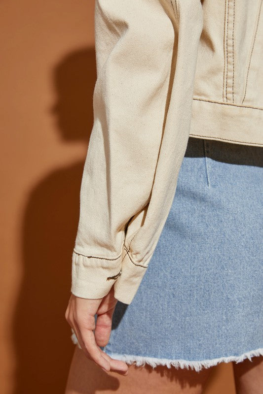 Hoodie Denim Jacket Luvéillé