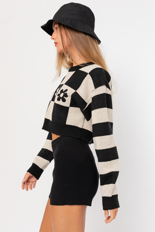Long Sleeve Crop Sweater Luvéillé
