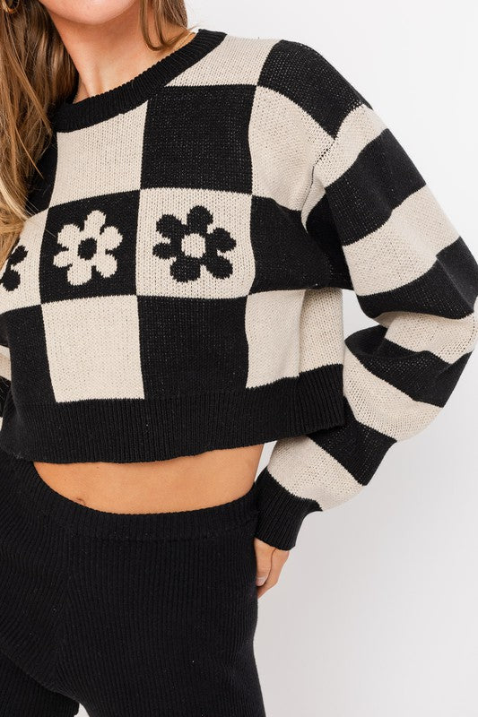 Long Sleeve Crop Sweater Luvéillé