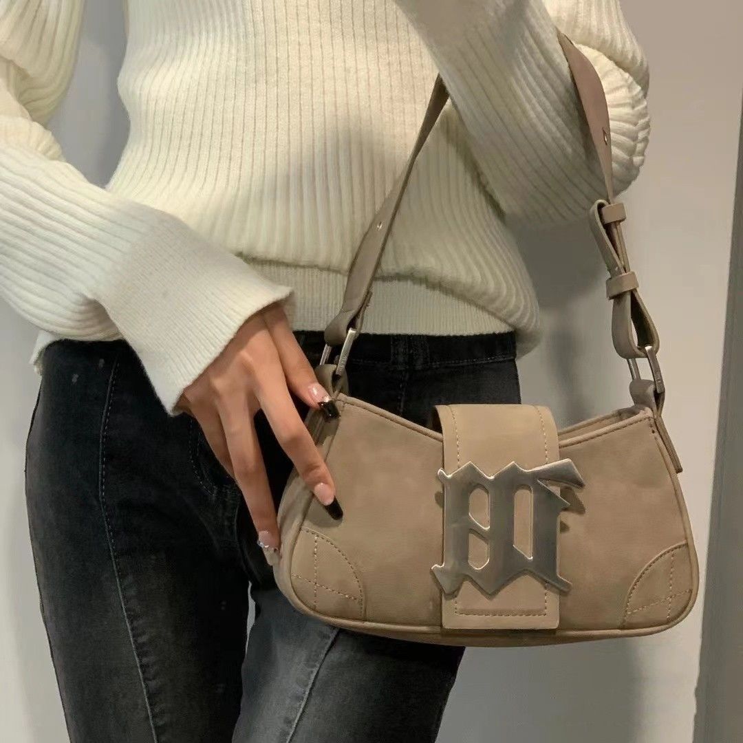 Retro Versatile Frosted Leather One Shoulder Carrying Bag Luvéillé