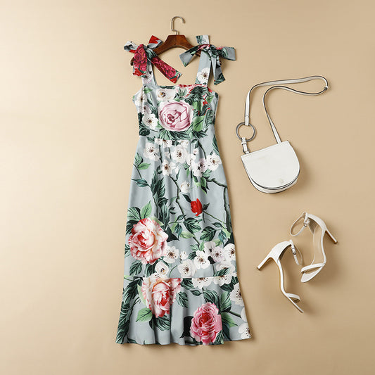 Temperament Was Thin Package Hip Fishtail Skirt Holiday Dress Luvéillé