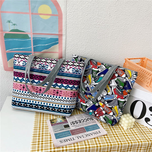 Shoulder Women's Printed Handbag