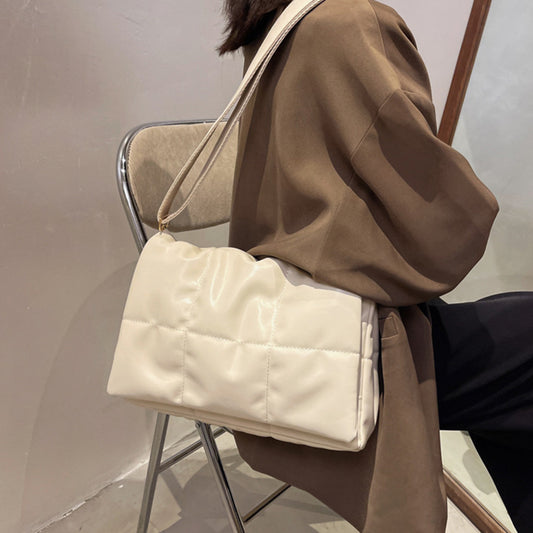 Shoulder Simple Solid Color Bag