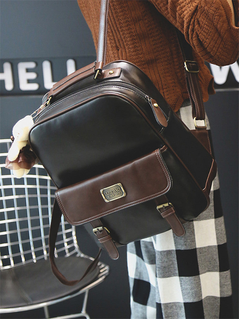 Retro Style Backpack Simple And Versatile