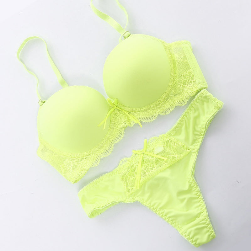 Comfortable Push Up Bra and Pantie Set