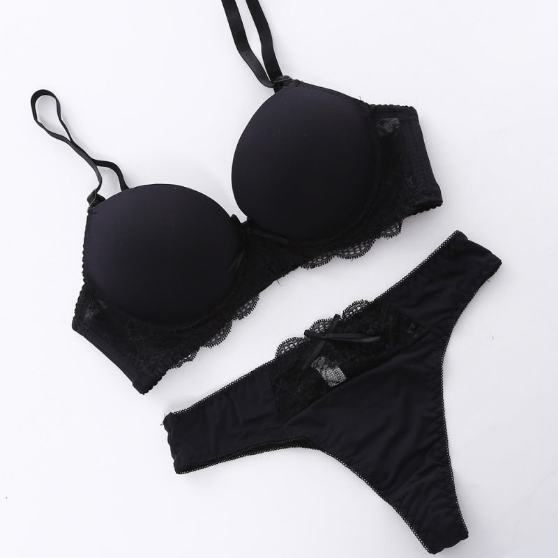 Comfortable Push Up Bra and Pantie Set