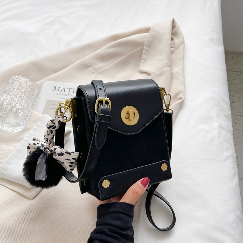 Retro Frosted Crossbody Bag