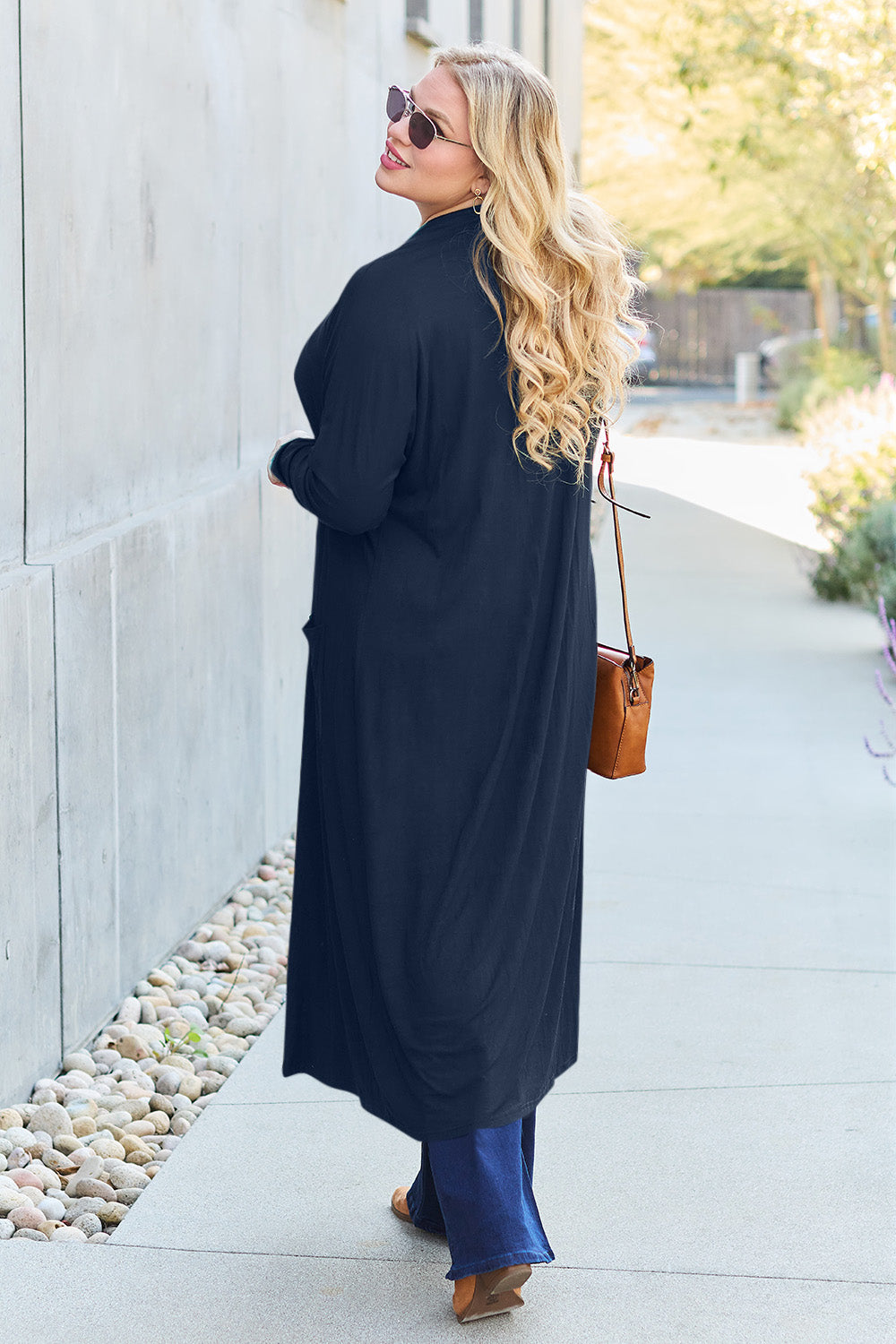Basic Bae Full Size Open Front Long Sleeve Cover Up Luvéillé