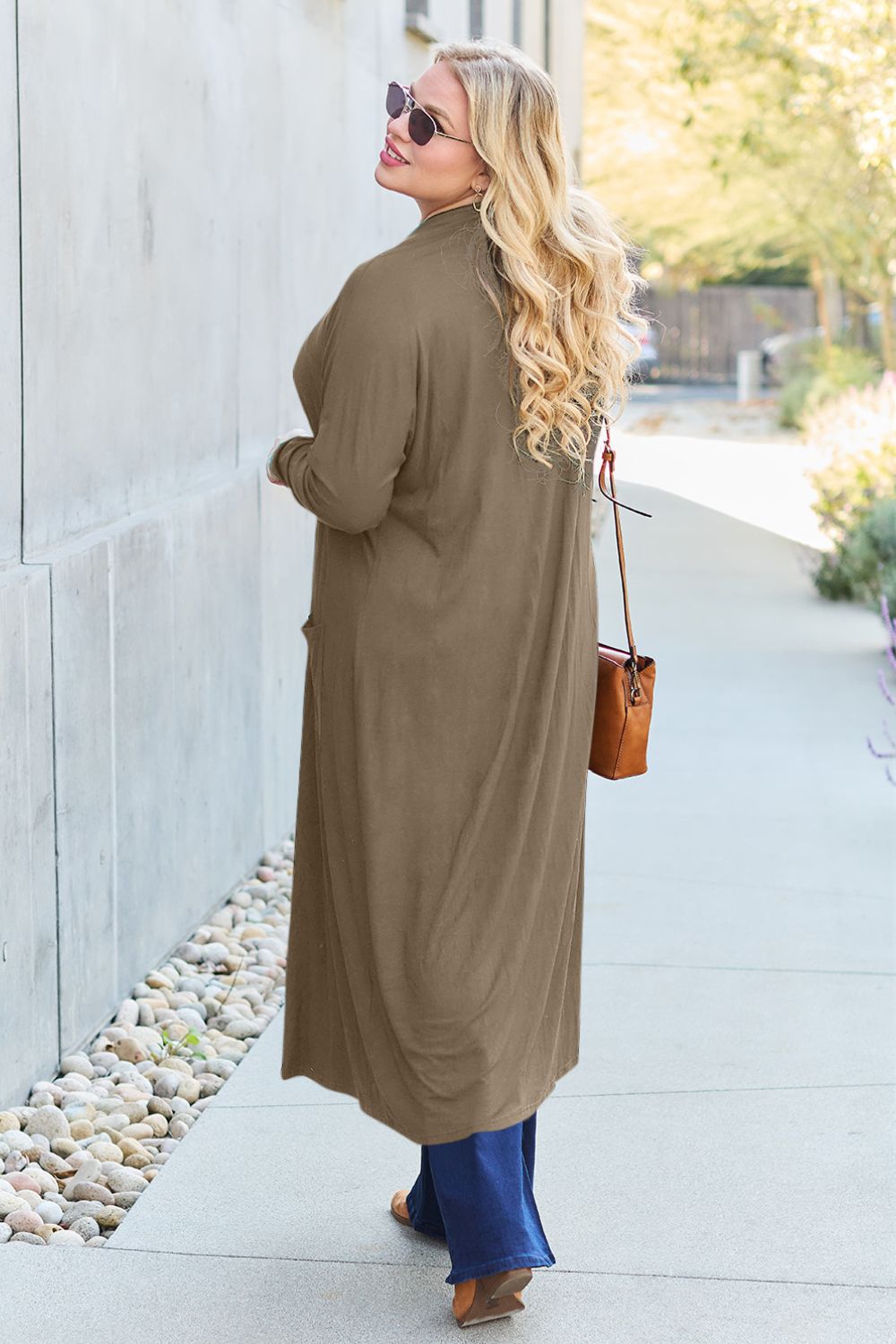 Basic Bae Full Size Open Front Long Sleeve Cover Up Luvéillé