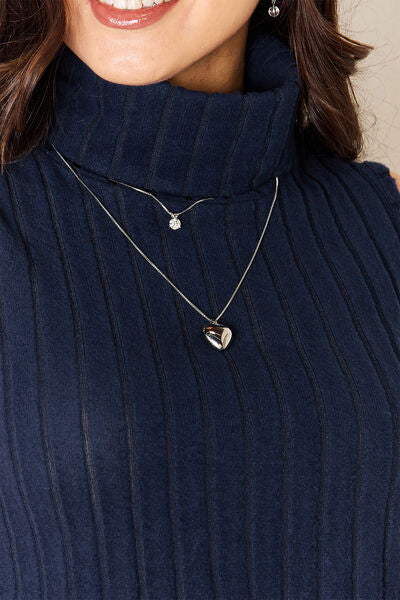 Basic Bae Full Size Ribbed Turtleneck Tank Luvéillé