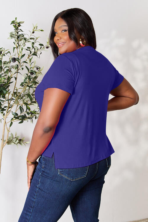 Basic Bae Full Size Round Neck Short Sleeve T-Shirt Luvéillé