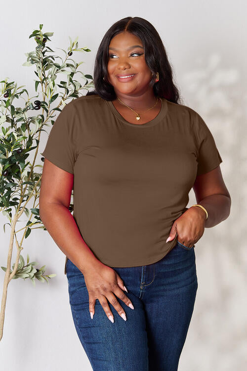 Basic Bae Full Size Round Neck Short Sleeve T-Shirt Luvéillé