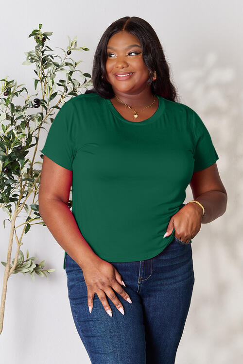 Basic Bae Full Size Round Neck Short Sleeve T-Shirt Luvéillé