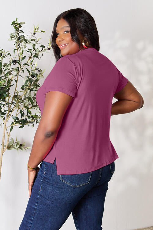 Basic Bae Full Size Round Neck Short Sleeve T-Shirt Luvéillé