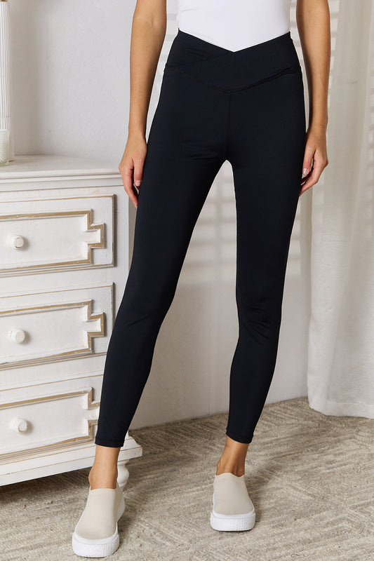 Basic Bae V-Waistband Sports Leggings Luvéillé