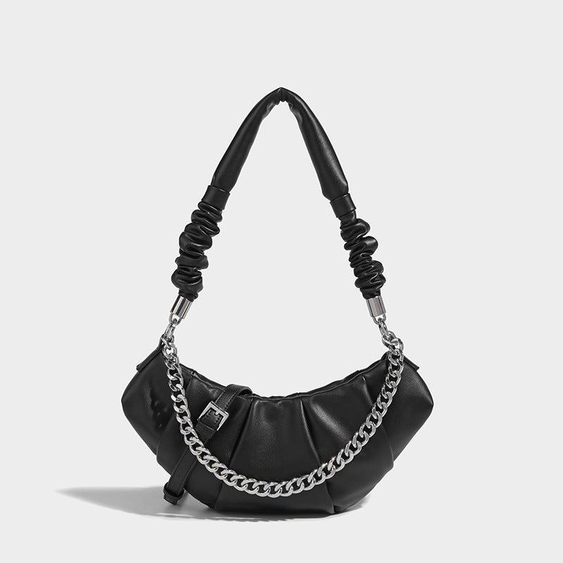 Chain Pleated Cloud Bag Luvéillé
