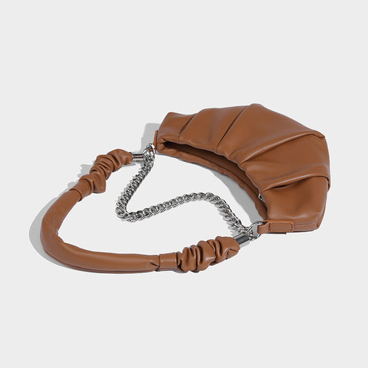 Chain Pleated Cloud Bag Luvéillé