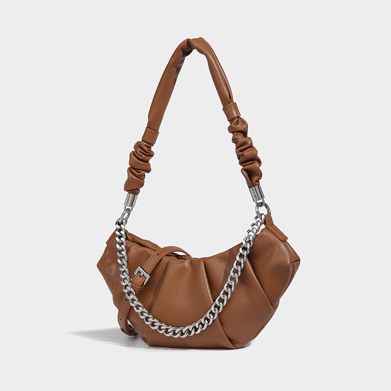 Chain Pleated Cloud Bag Luvéillé