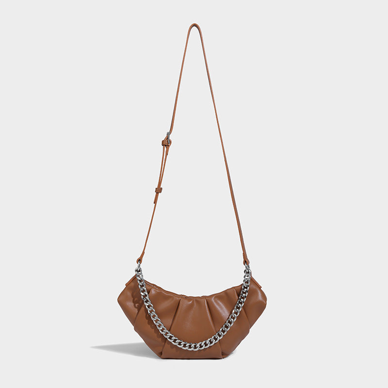 Chain Pleated Cloud Bag Luvéillé