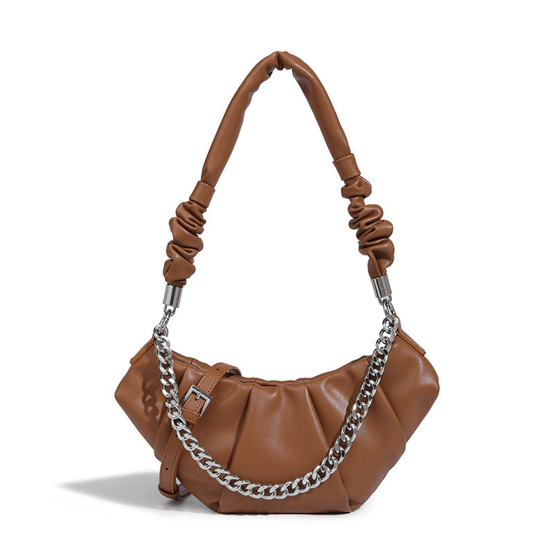 Chain Pleated Cloud Bag Luvéillé