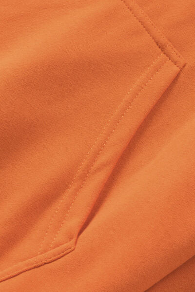 Color Block Dropped Shoulder Hoodie Luvéillé
