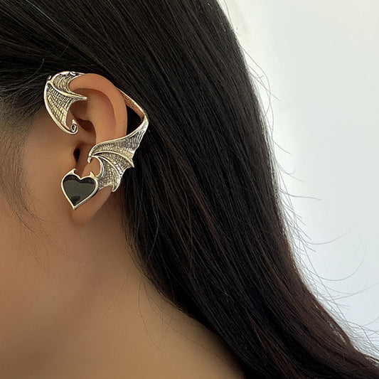 Fashion Creative Halloween Elf Wings Ear Bone Clip Luvéillé