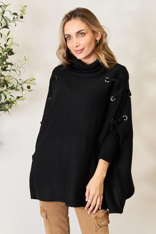 Justin Taylor Crisscross Long Sleeve Sweater Luvéillé