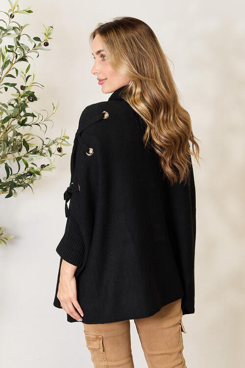 Justin Taylor Crisscross Long Sleeve Sweater Luvéillé