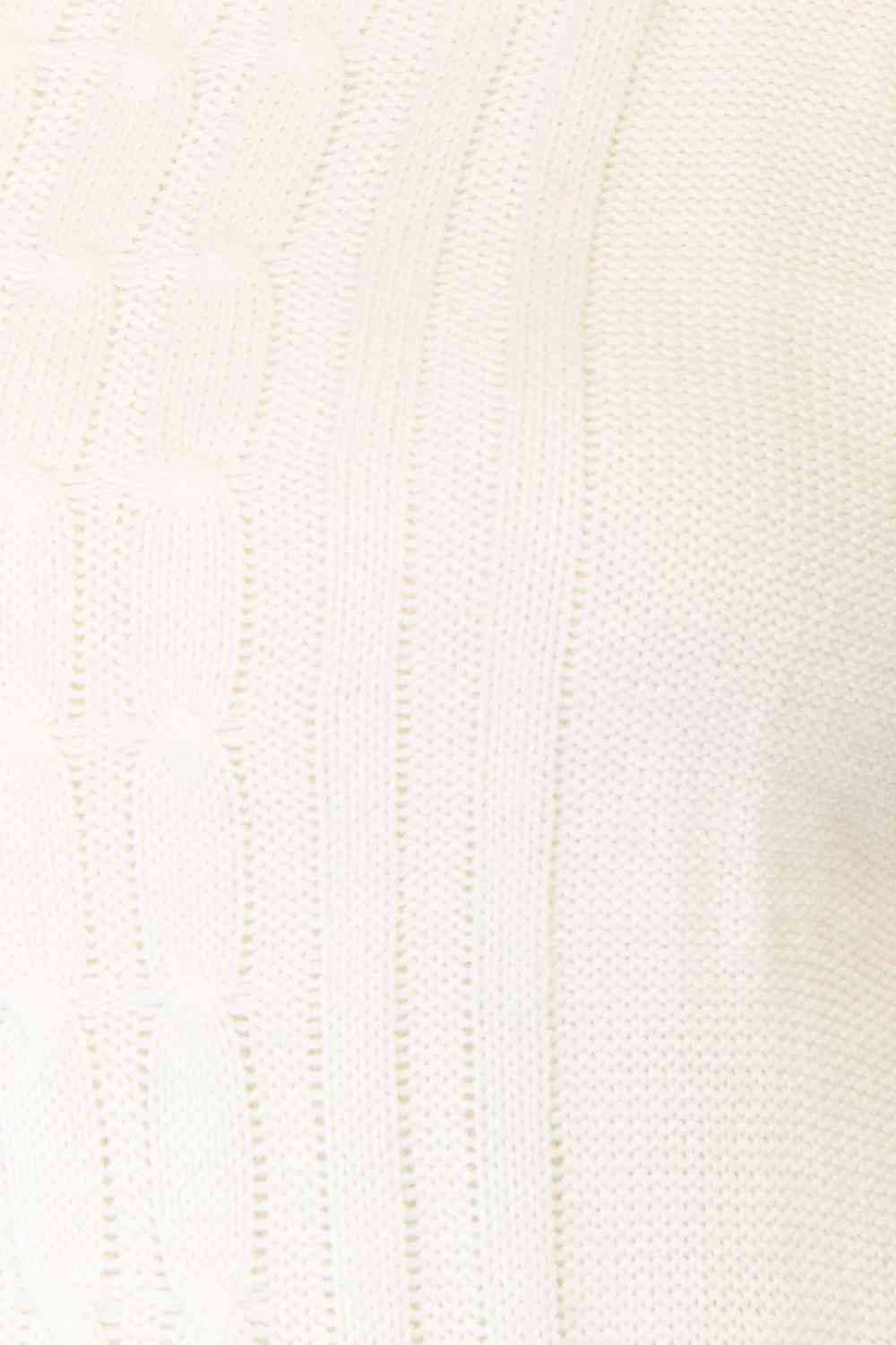 Justin Taylor Turtle Neck Fringe Poncho Luvéillé