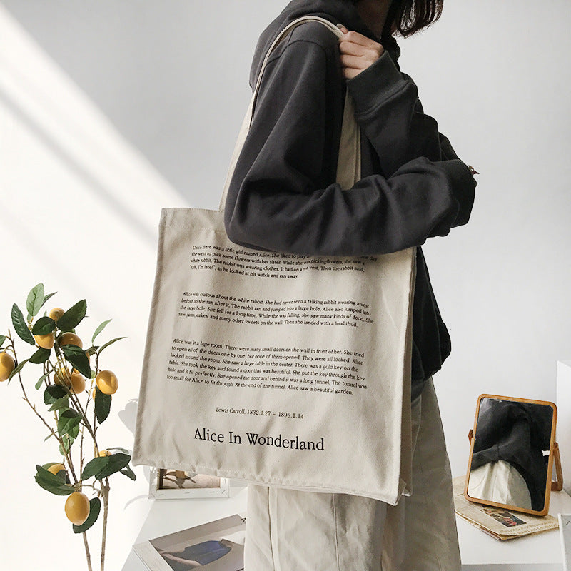 Ladies Canvas Shoulder Bag Luvéillé