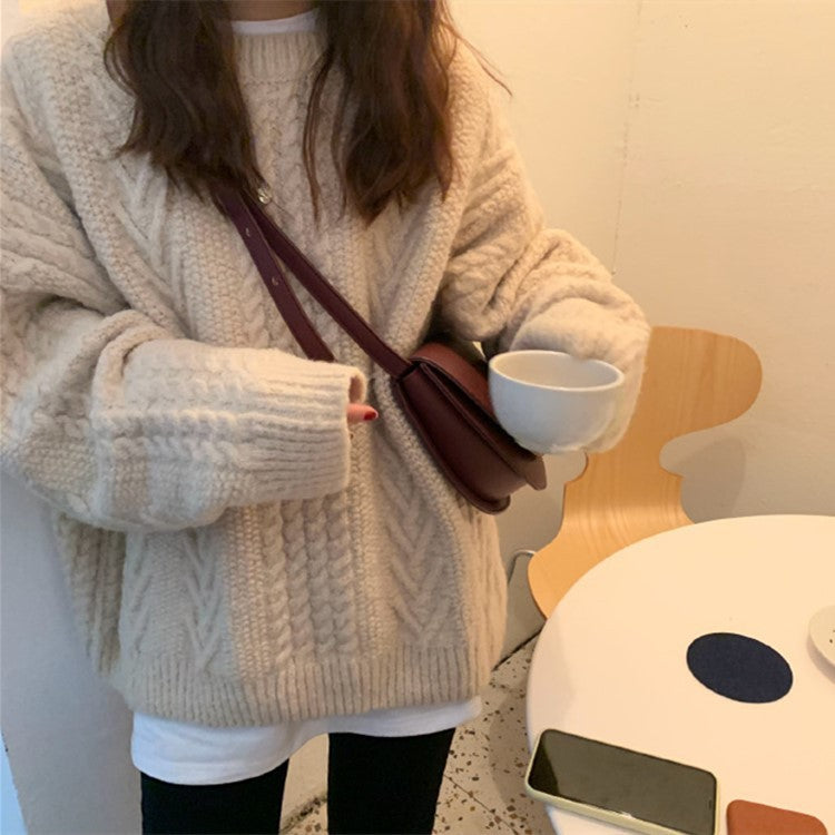 Loose And Lazy Retro Hong Kong Style Sweater Luvéillé
