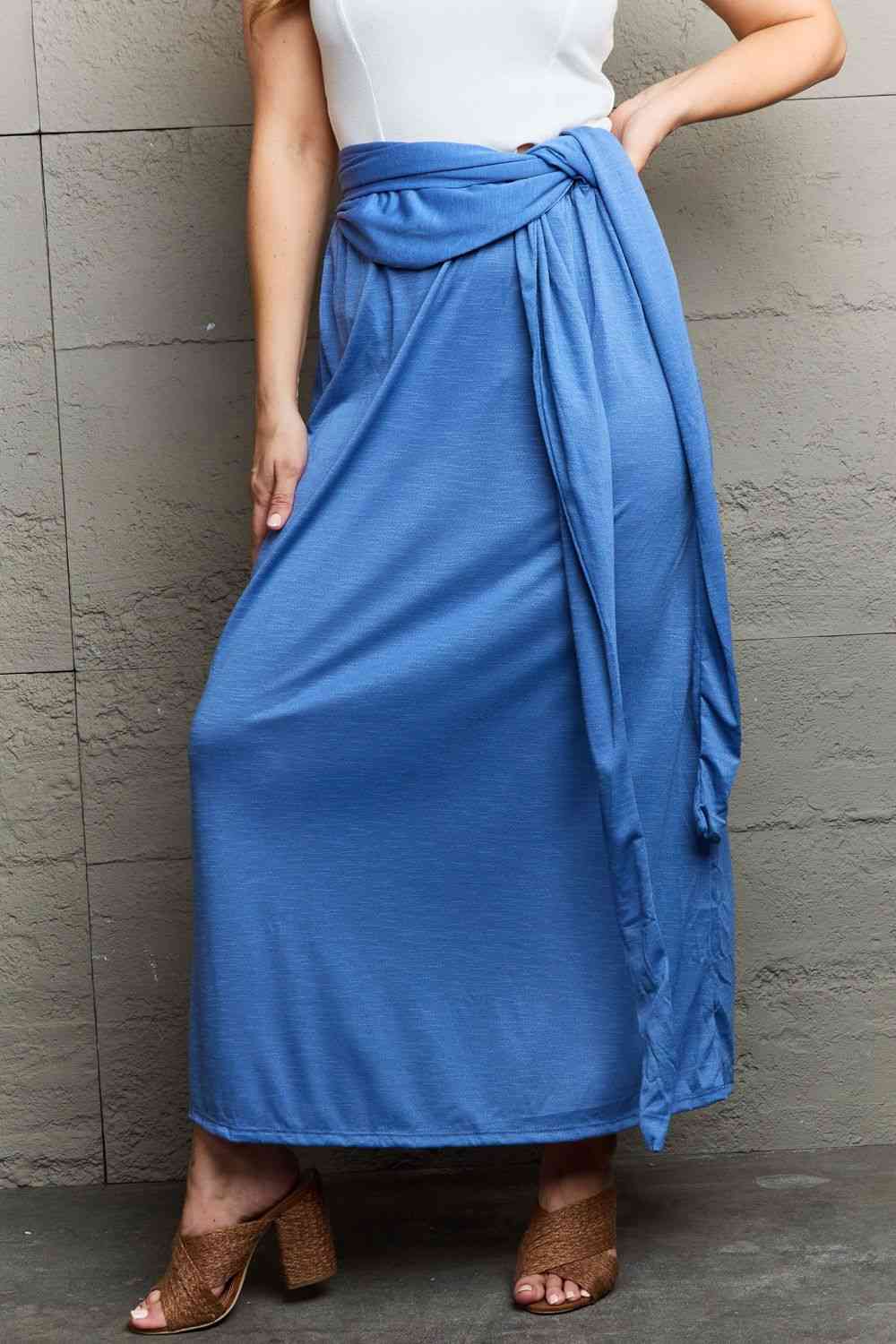 Ninexis Know Your Worth Criss Cross Halter Neck Maxi Dress Luvéillé