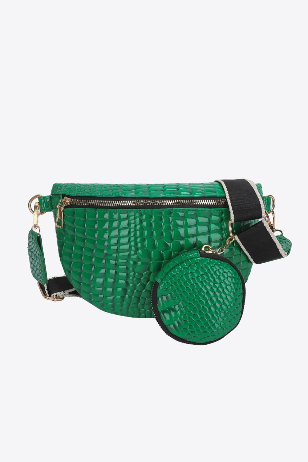 PU Leather Sling Bag with Small Purse Luvéillé