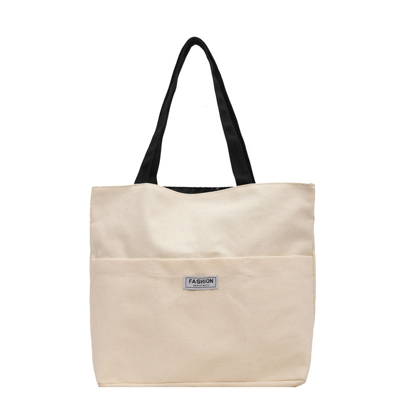 Simple One-shoulder Canvas Bag Luvéillé