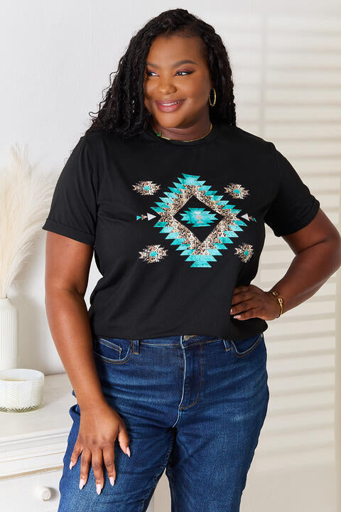 Simply Love Graphic Short Sleeve T-Shirt Luvéillé