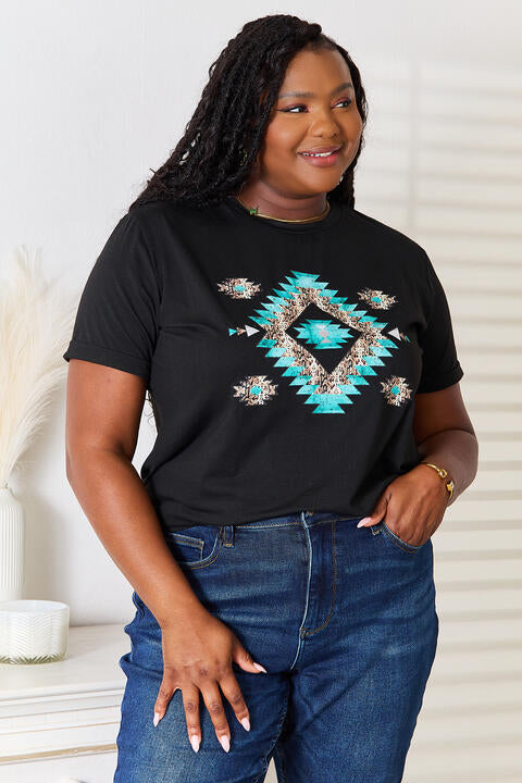Simply Love Graphic Short Sleeve T-Shirt Luvéillé
