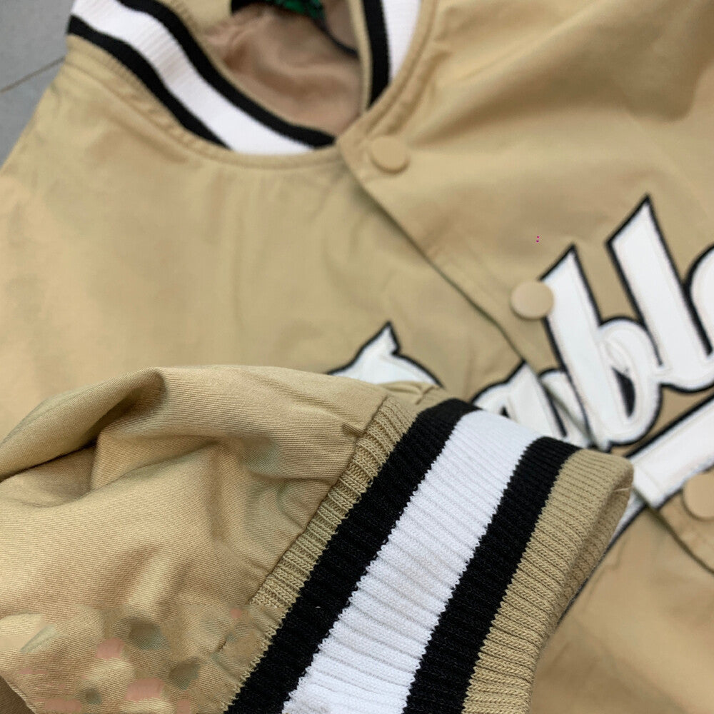 Women's Loose Casual Embroidered Letters Baseball Jersey Luvéillé