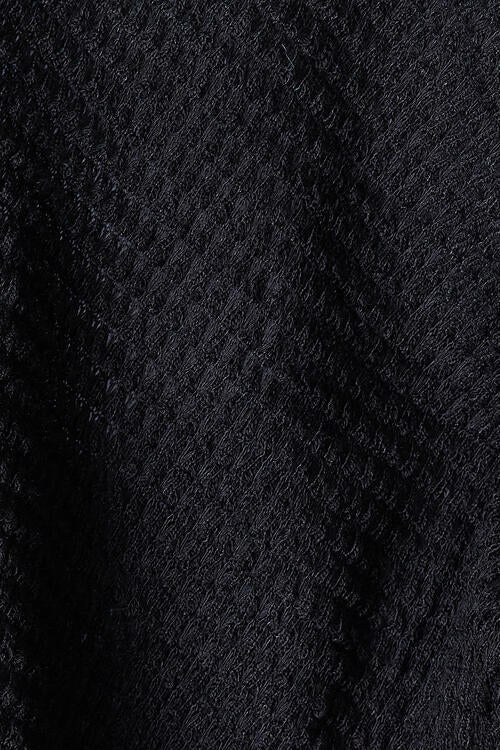 Zenana Full Size Round Neck High-Low Slit Knit Top Luvéillé