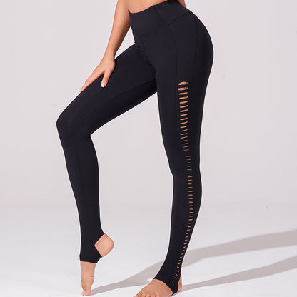 Fashion Ladies High Waist Step-on Yoga Pants