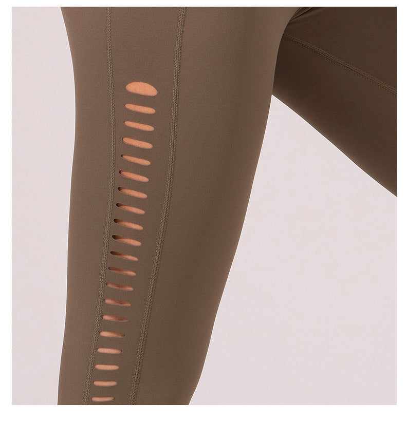 Fashion Ladies High Waist Step-on Yoga Pants