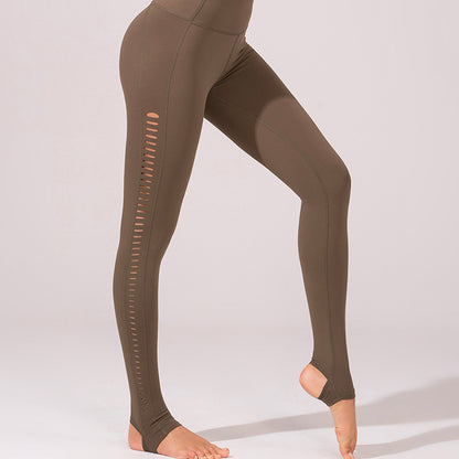Fashion Ladies High Waist Step-on Yoga Pants