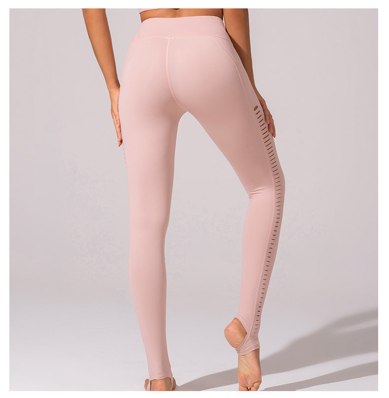Fashion Ladies High Waist Step-on Yoga Pants